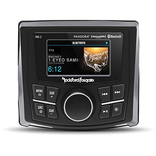 Rockford Fosgate PMX-3 Compact Digital Media Receiver with 2.7 Rockford Fosgate PMX-3 Compact Digital Media Receiver with 2.7